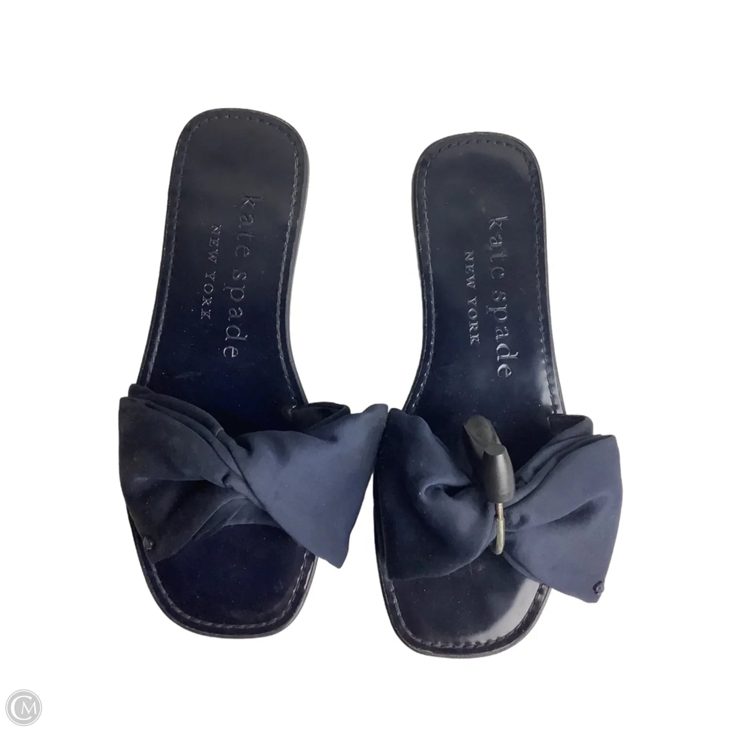 Sandals Designer By Kate Spade In Navy, Size: 5.5