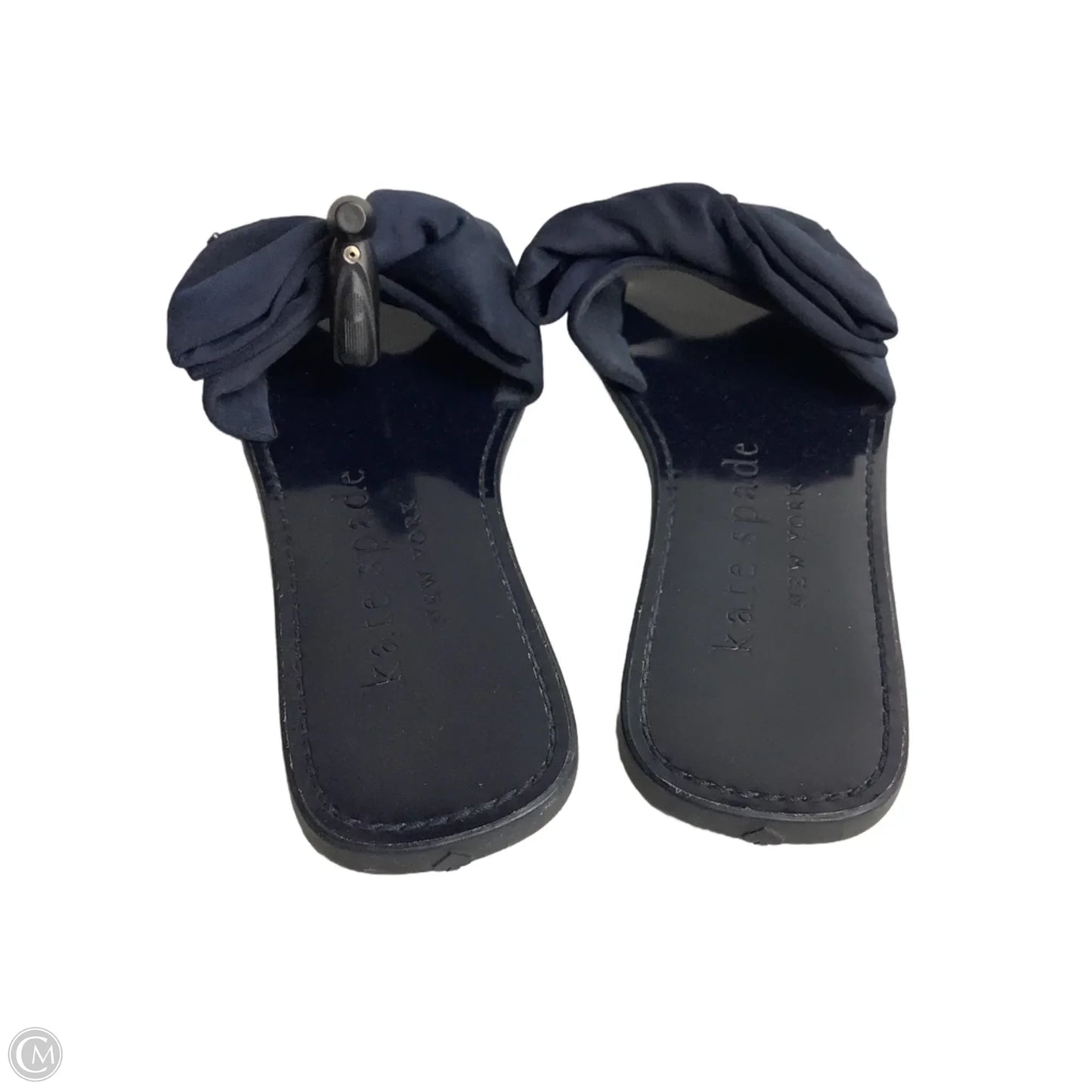 Sandals Designer By Kate Spade In Navy, Size: 5.5