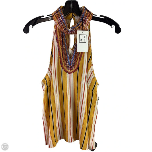 Top Sleeveless By Thml In Yellow, Size: S