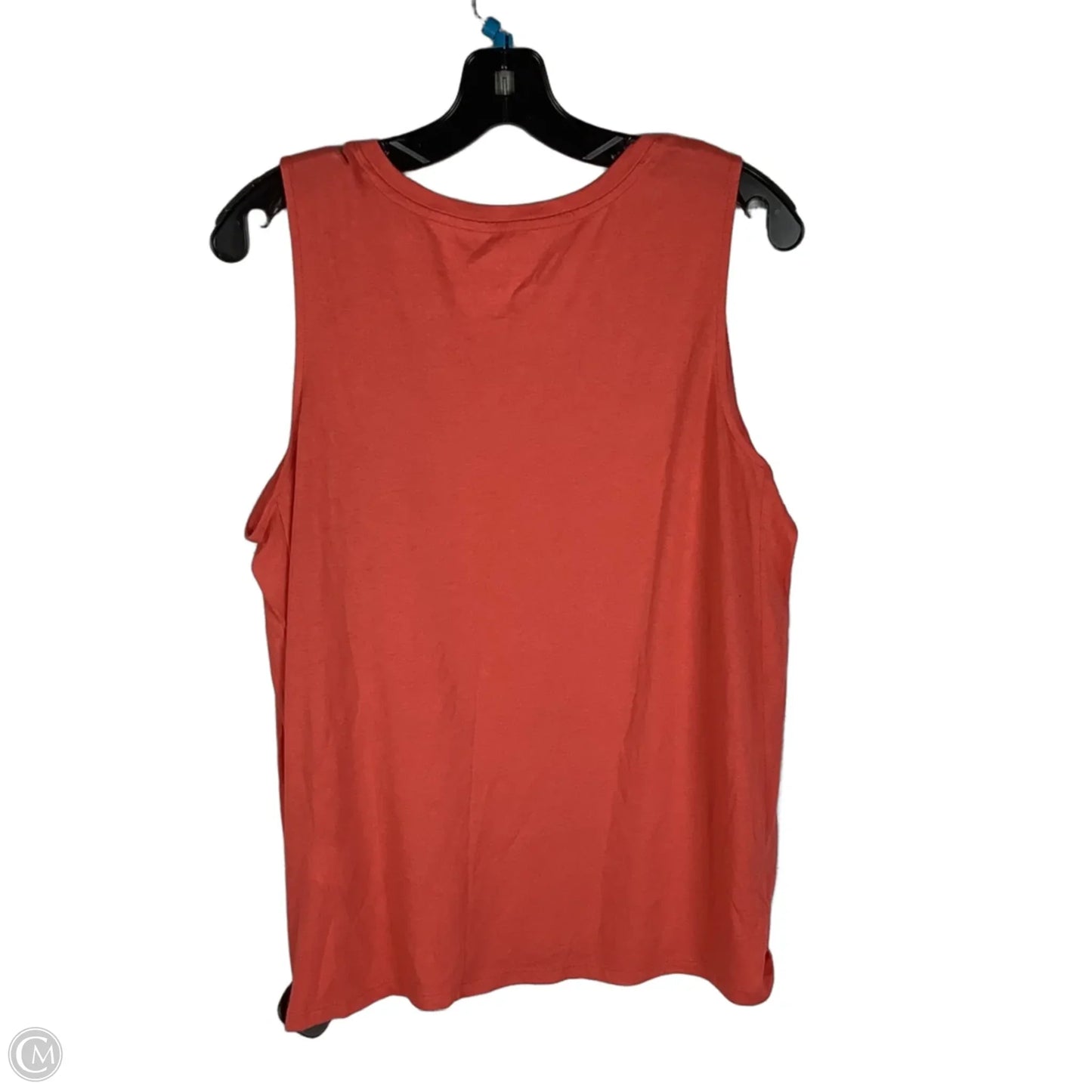 Top Sleeveless Basic By Banana Republic In Coral, Size: L
