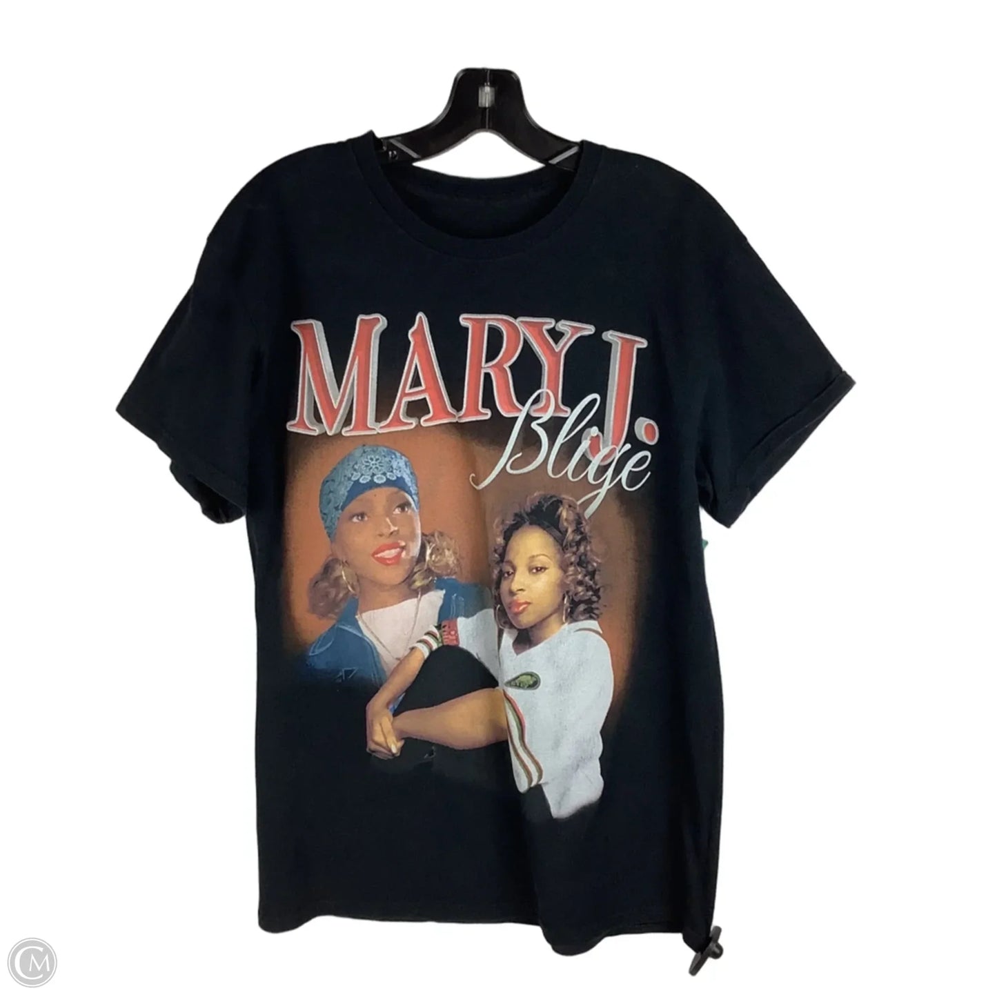 Top Short Sleeve Basic By Clothes Mentor In Black, Size: M