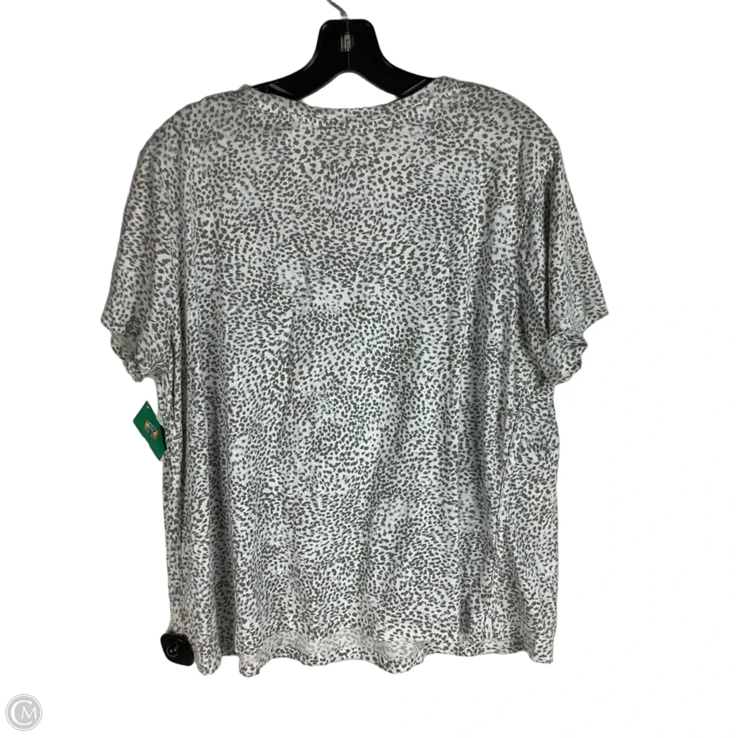 Athletic Top Short Sleeve By Athleta In Animal Print, Size: 2x