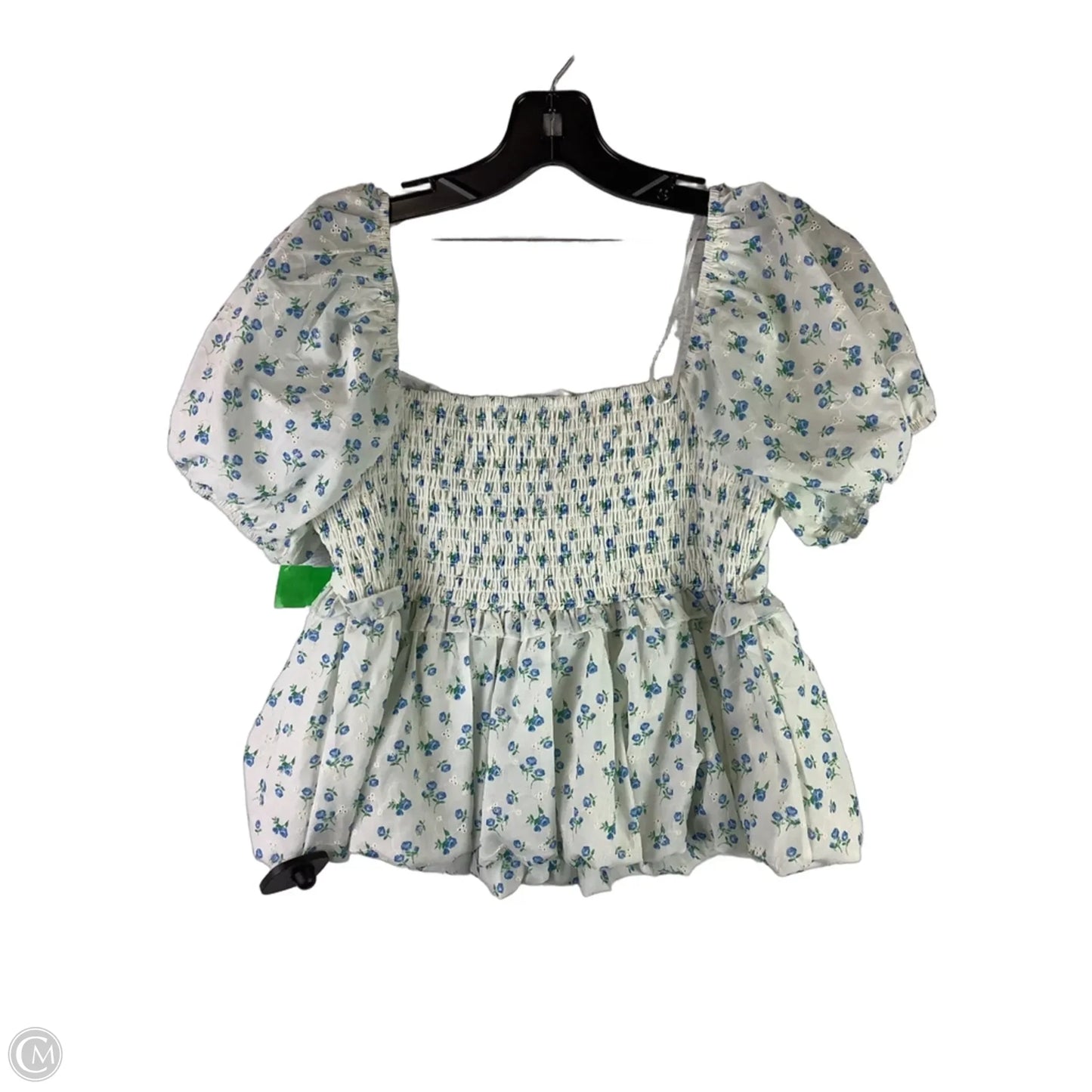 Top Short Sleeve By Altard State In Floral Print, Size: L