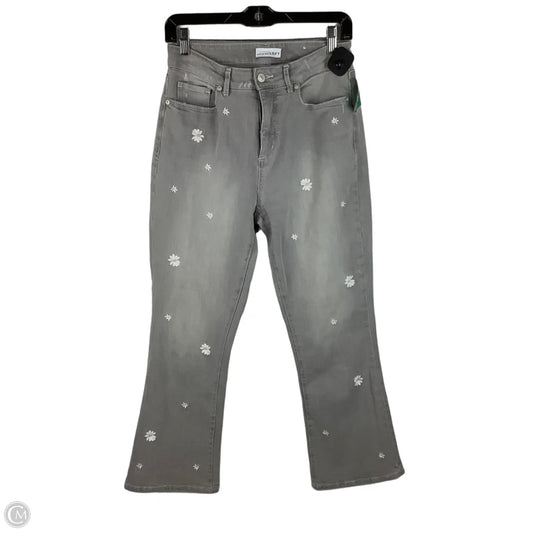 Jeans Straight By Loft In Grey Denim, Size: 2