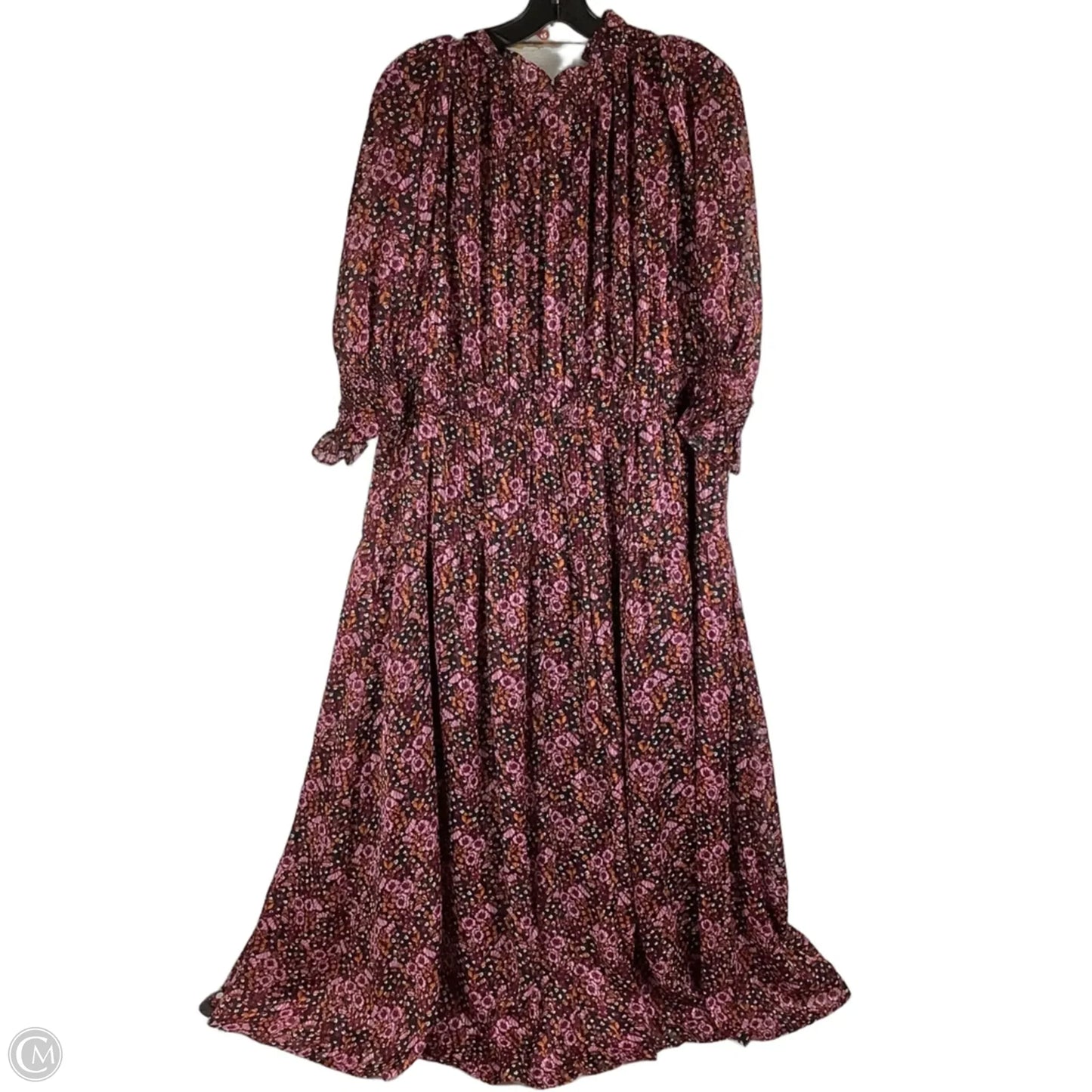 Dress Casual Maxi By Melloday In Floral Print, Size: 3x