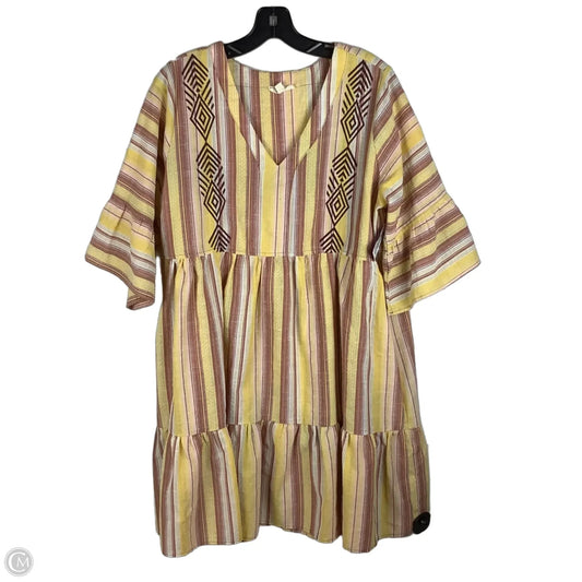 Dress Casual Short By Easel In Yellow, Size: M