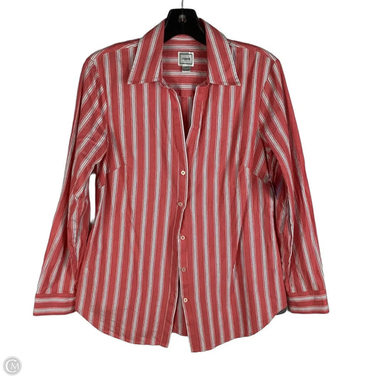 Top Long Sleeve By Maeve In Striped Pattern, Size: S