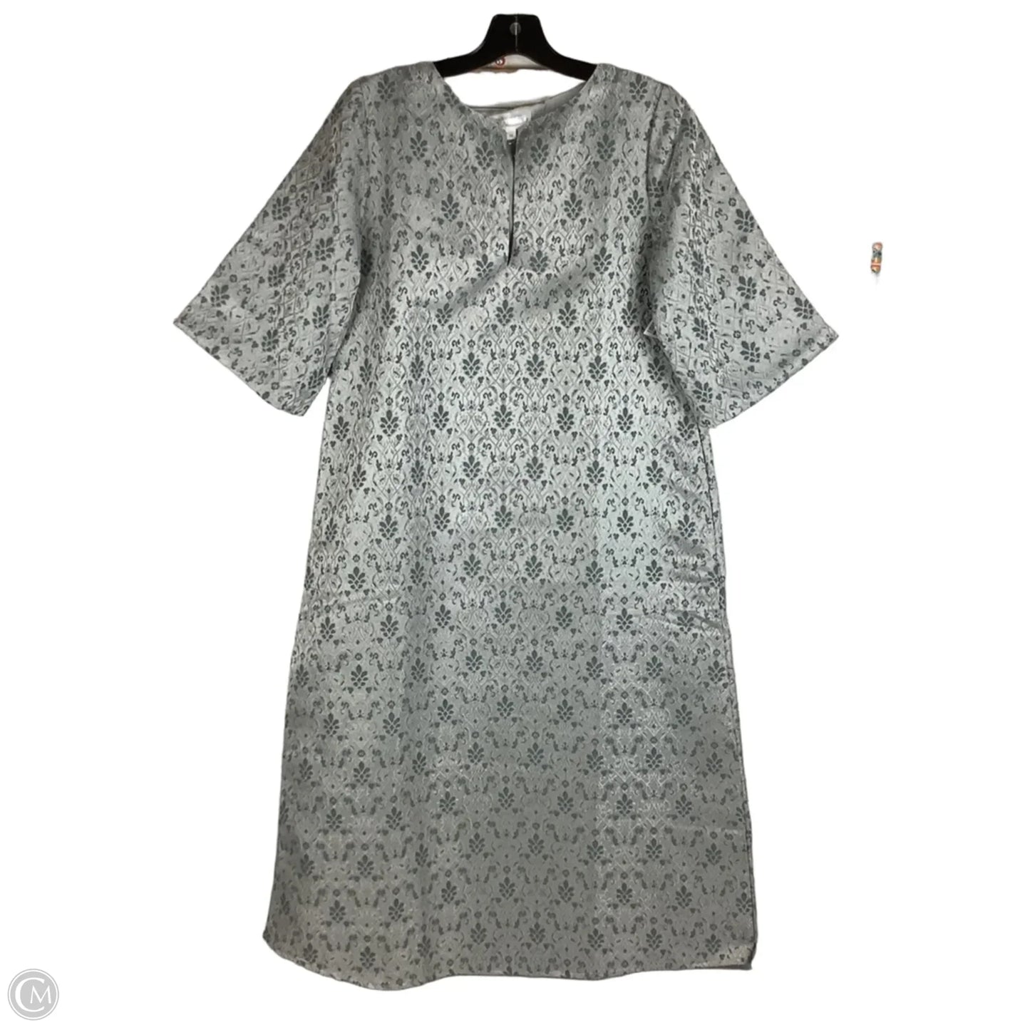 Dress Casual Maxi By Cmb In Grey, Size: Xs