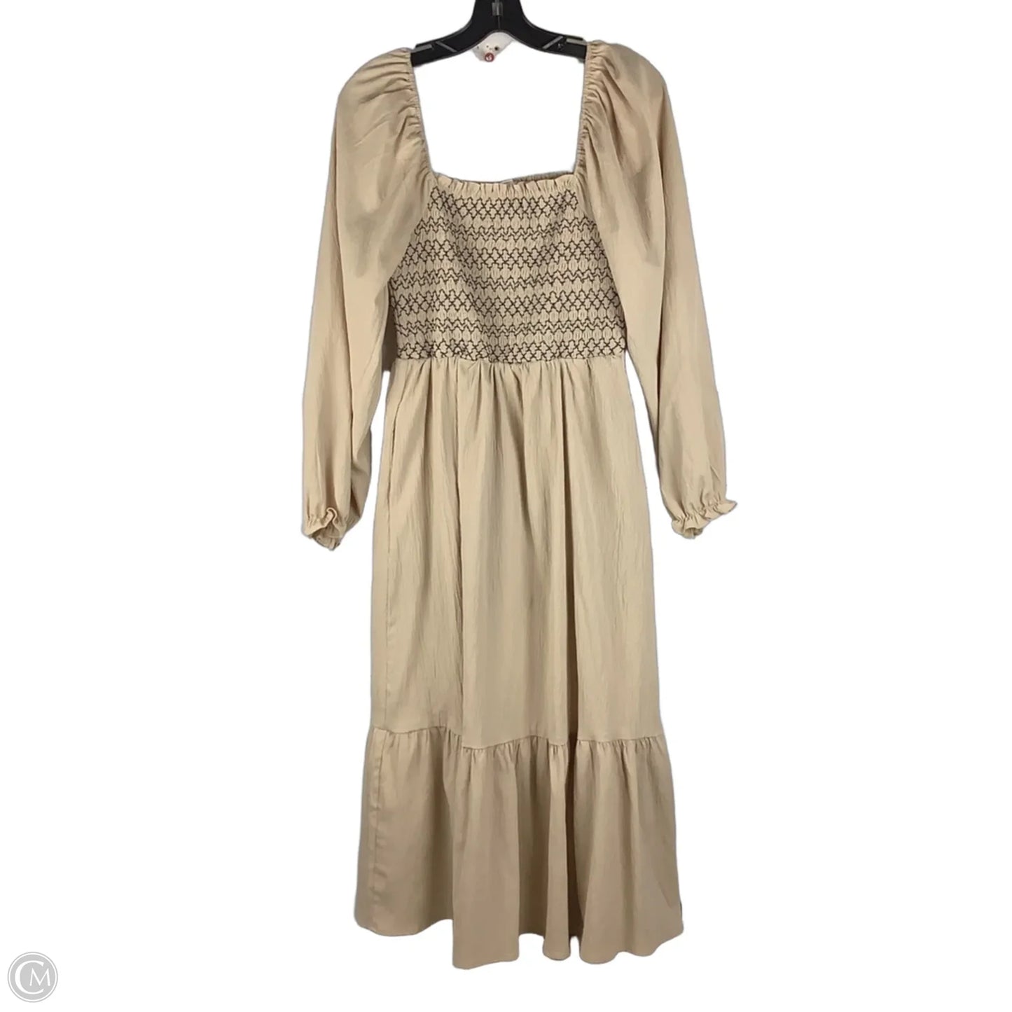 Dress Casual Midi By Baltic Born In Tan, Size: M