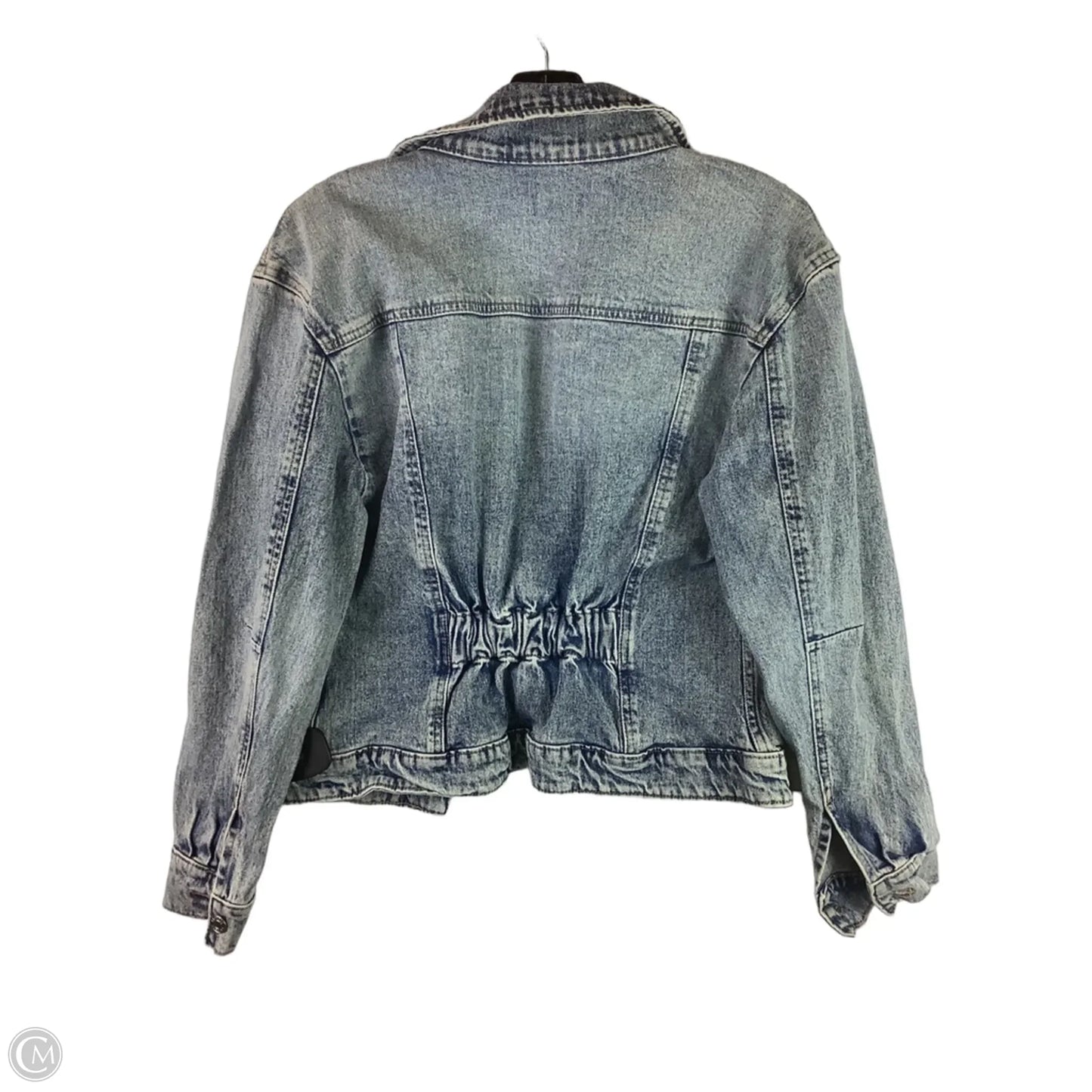 Jacket Denim By Express In Blue Denim, Size: Xs