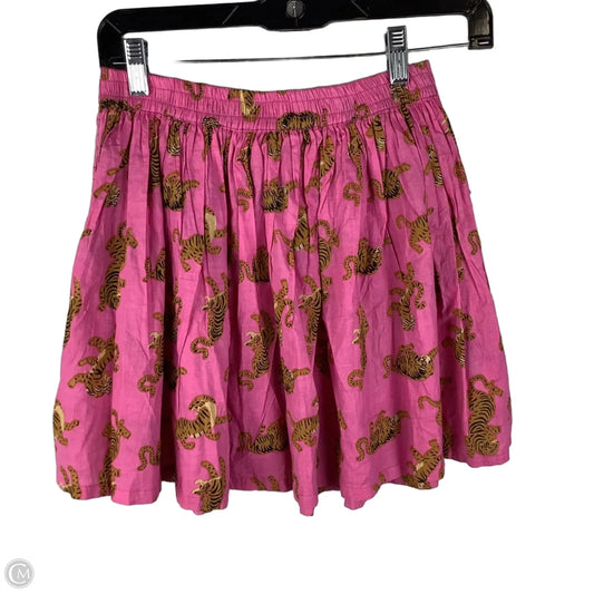 Skirt Mini & Short By Cmc In Pink, Size: S
