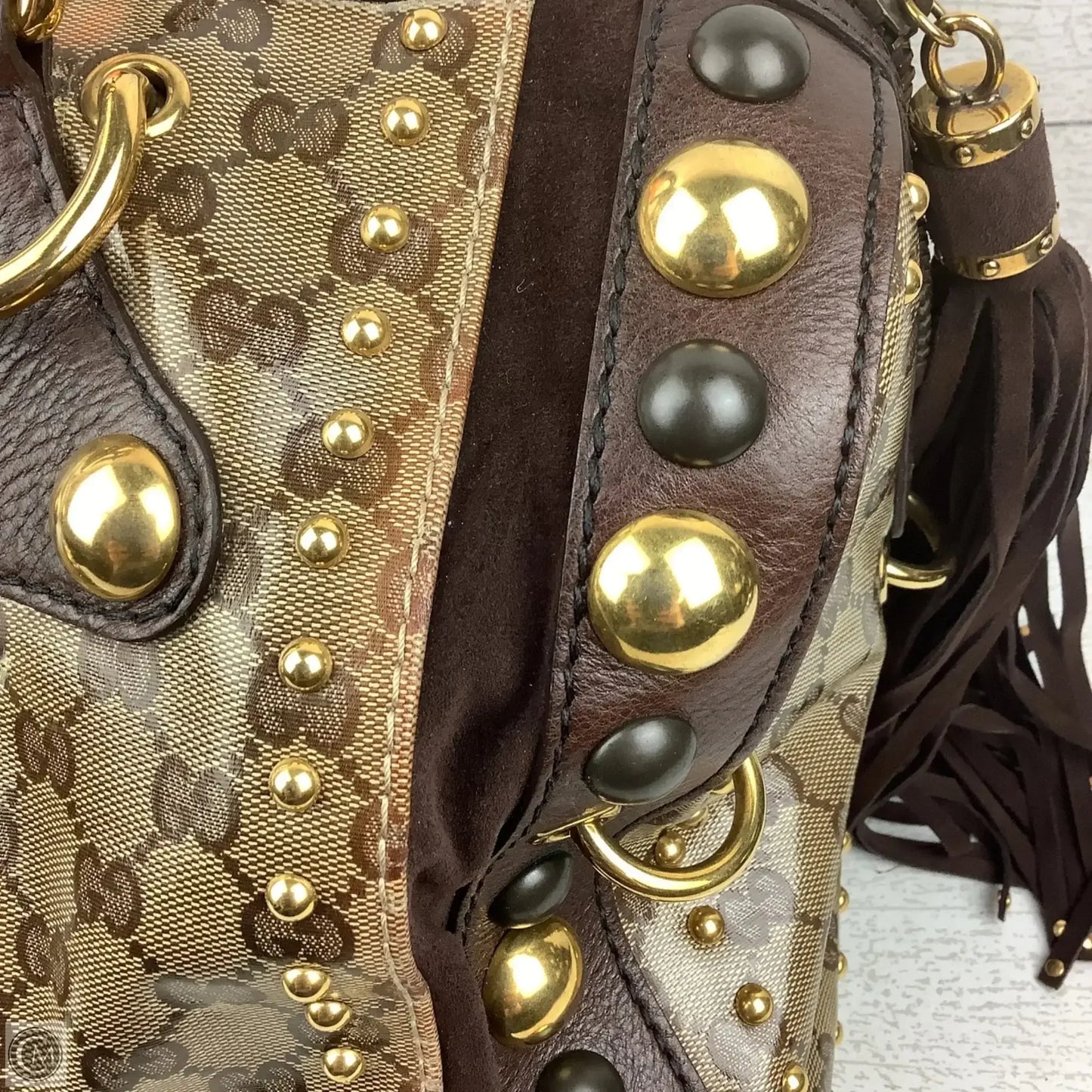 Handbag Luxury Designer By Gucci, Size: Large