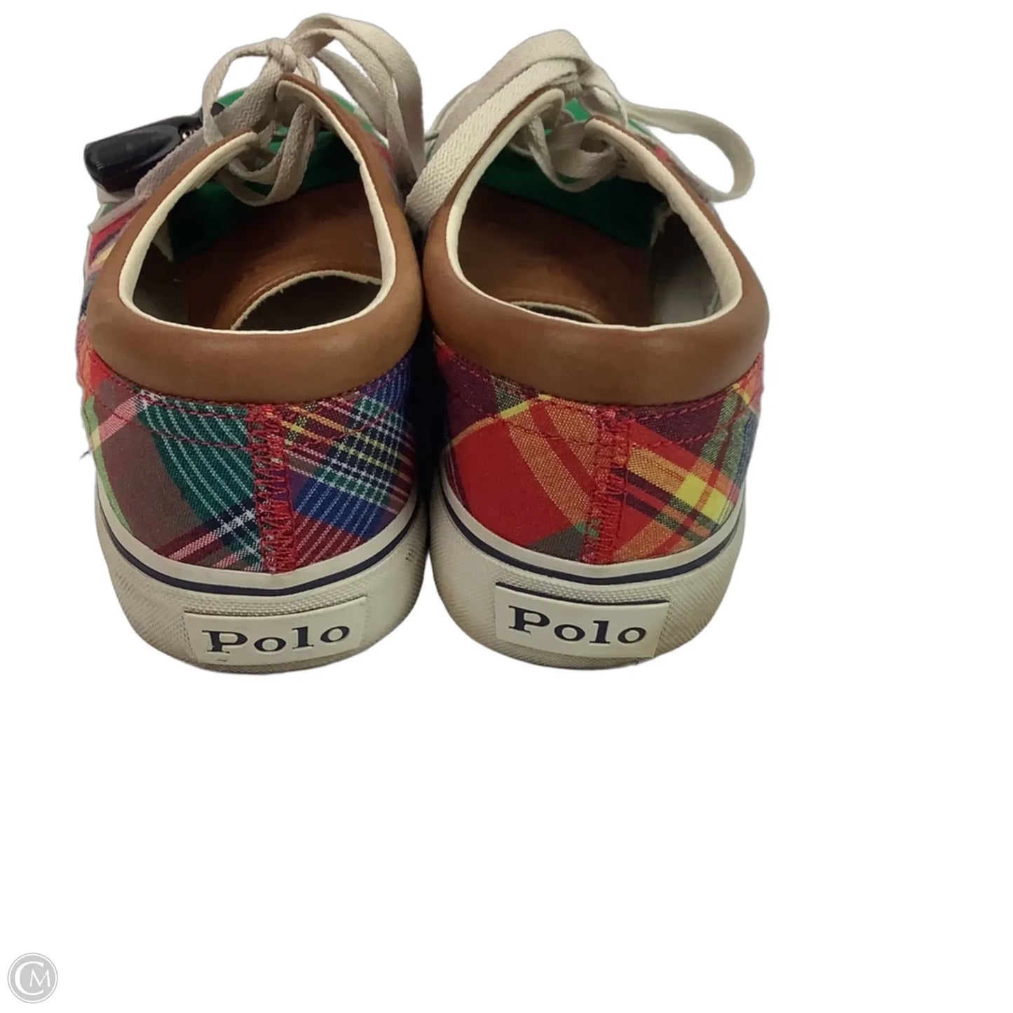 Shoes Sneakers By Polo Ralph Lauren In Plaid Pattern, Size: 8.5