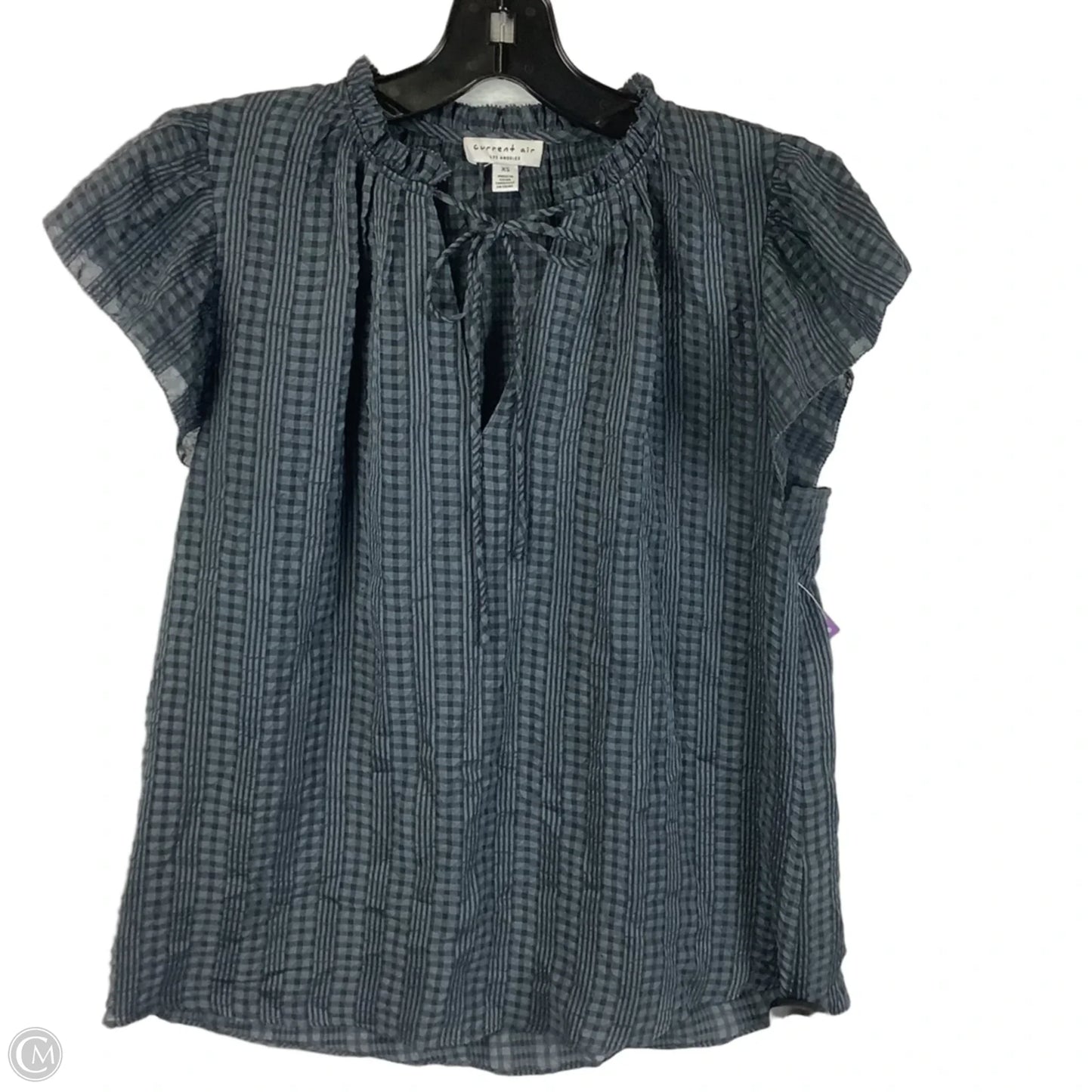 Top Short Sleeve By Current Air In Grey, Size: Xs