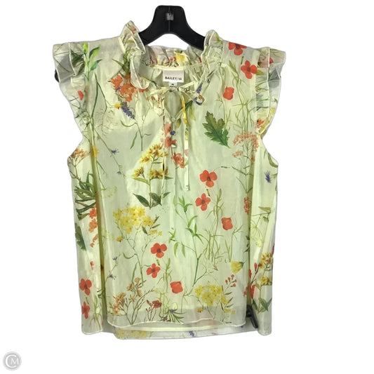 Top Short Sleeve By Bailey 44 In Yellow, Size: M