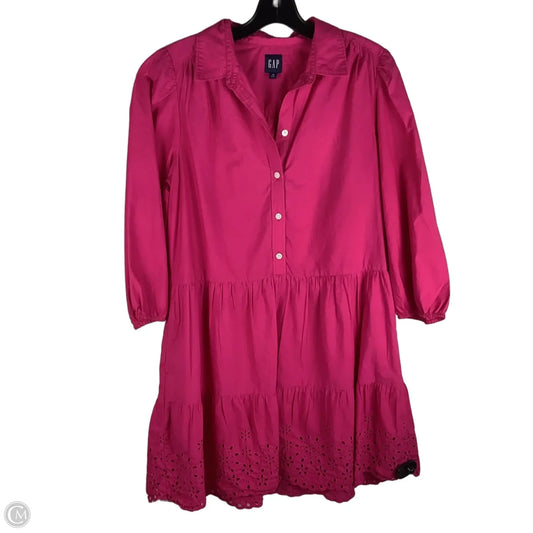 Dress Casual Short By Gap In Pink, Size: M