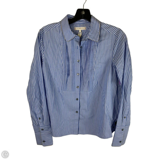 Top Long Sleeve By Tommy Hilfiger In Blue, Size: 4