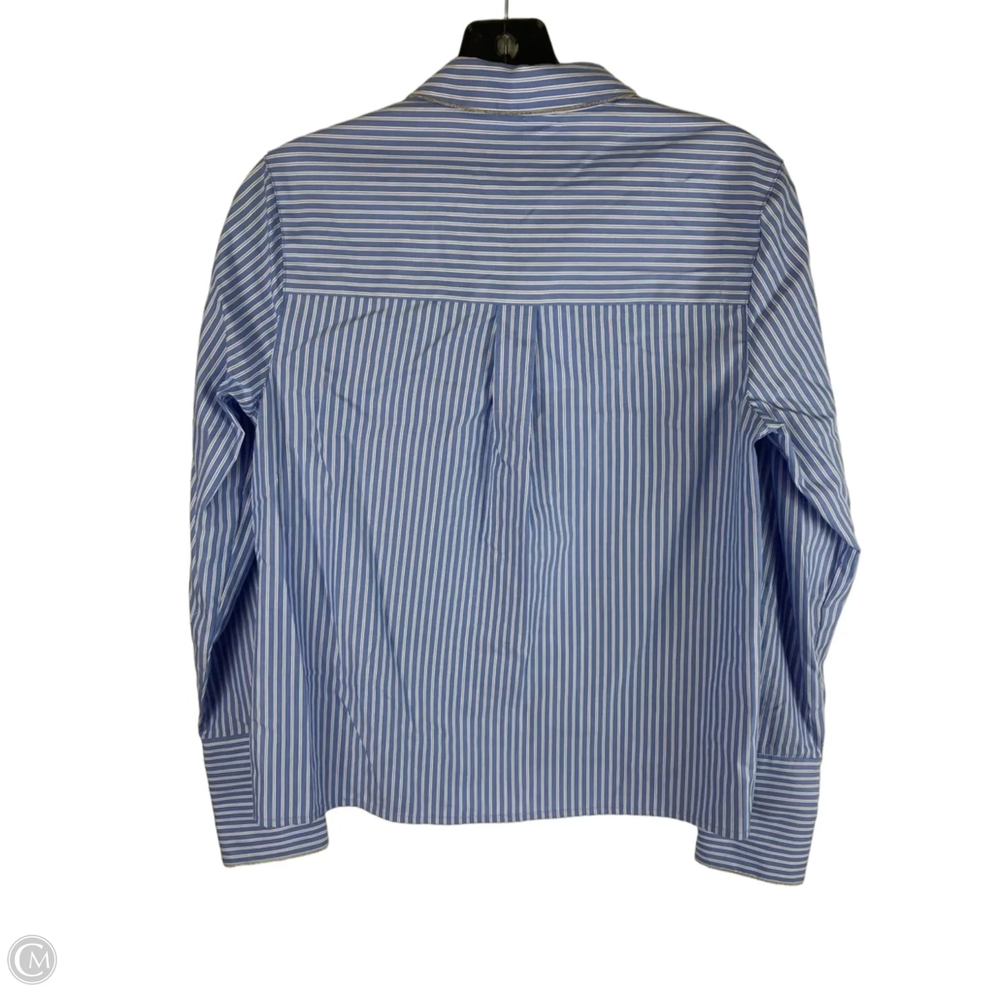 Top Long Sleeve By Tommy Hilfiger In Blue, Size: 4
