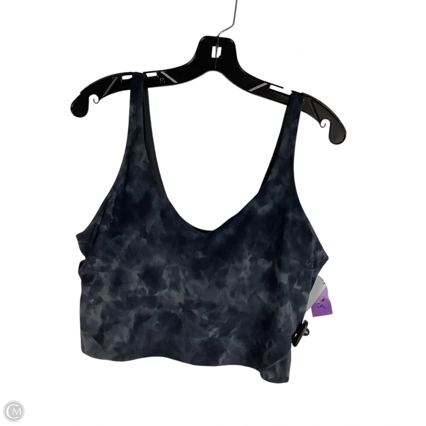 Athletic Tank Top By Lululemon In Tie Dye Print, Size: 14