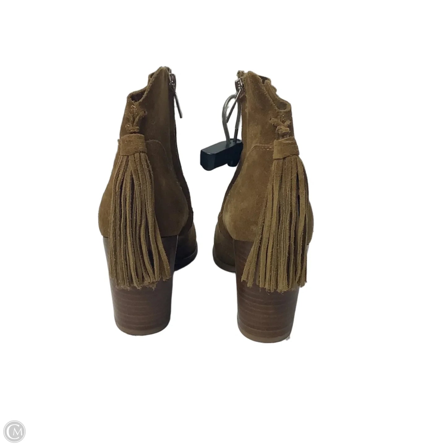 Boots Ankle Heels By Marc Fisher In Brown, Size: 7