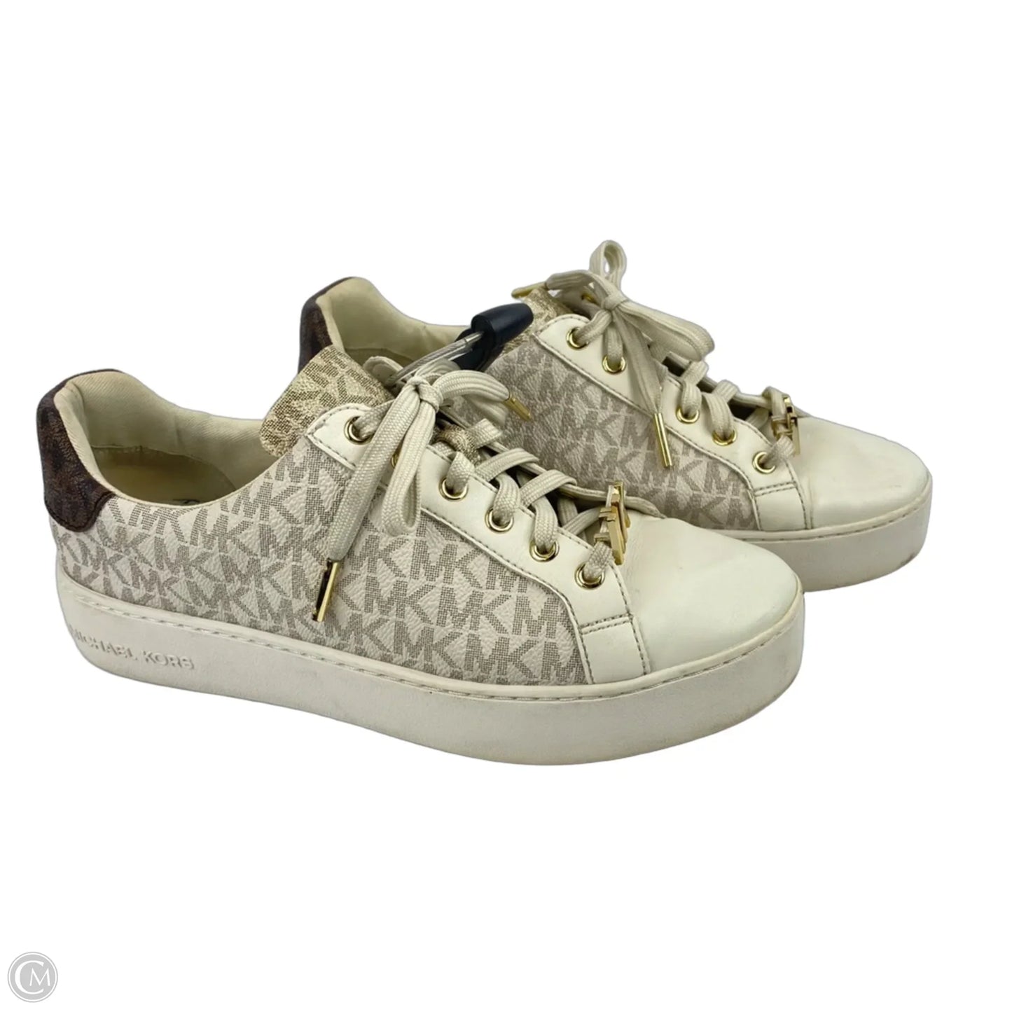 Shoes Designer By Michael Kors In Cream, Size: 8