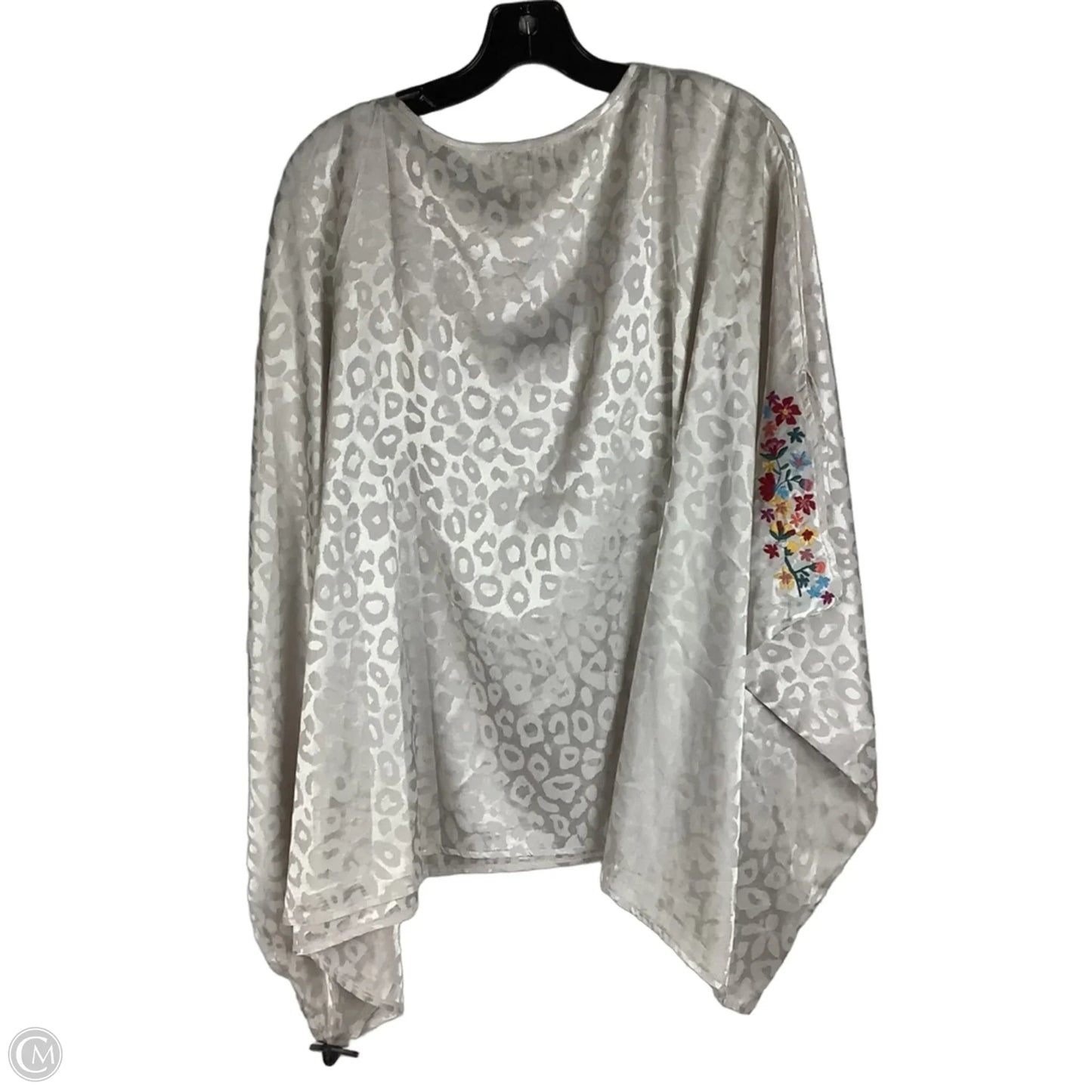 Top Short Sleeve By Oddi In Animal Print, Size: M/L