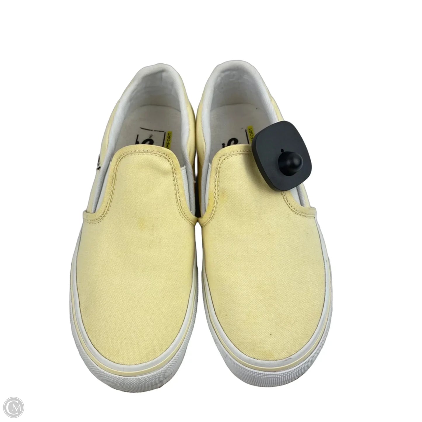 Shoes Flats By Vans In Yellow, Size: 6.5
