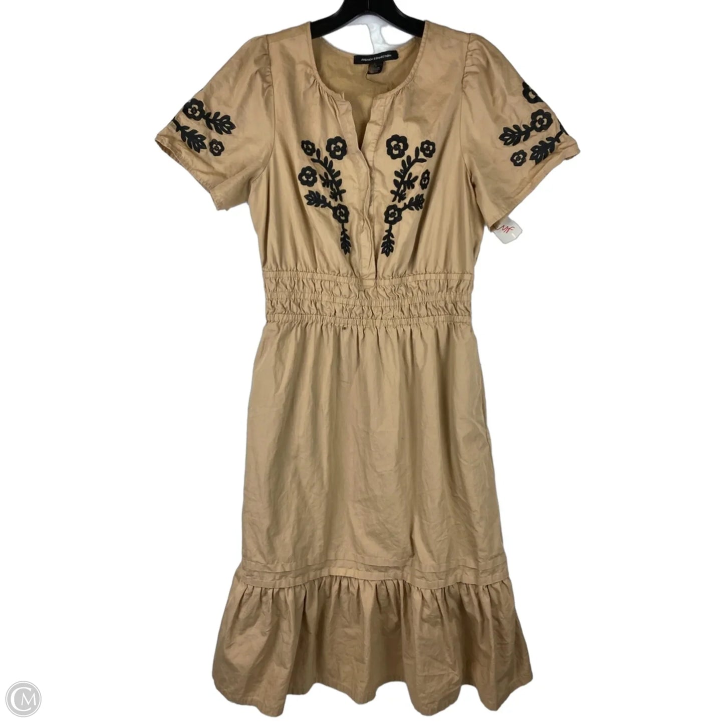 Dress Casual Midi By French Connection In Brown, Size: S