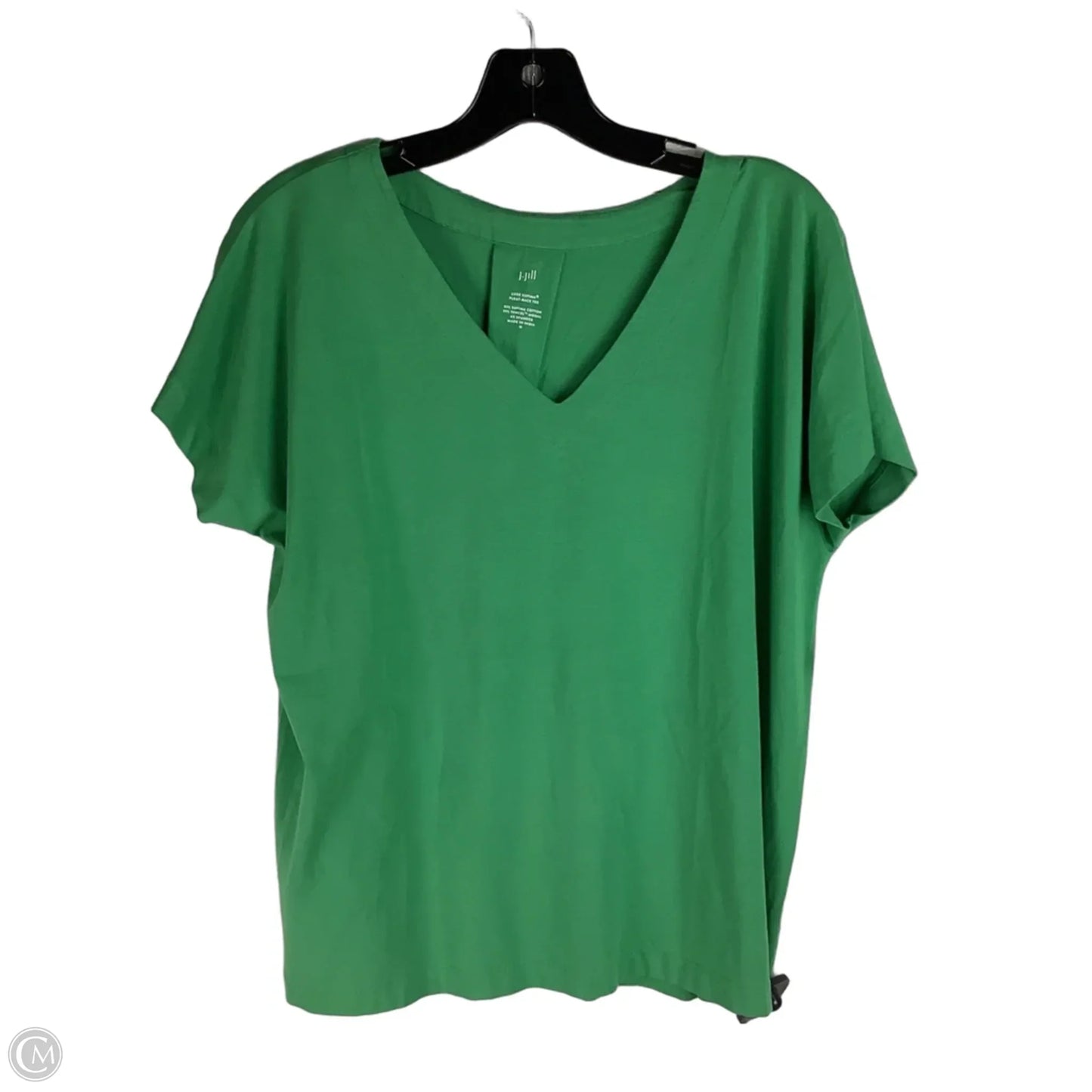 Top Short Sleeve Basic By J. Jill In Green, Size: M