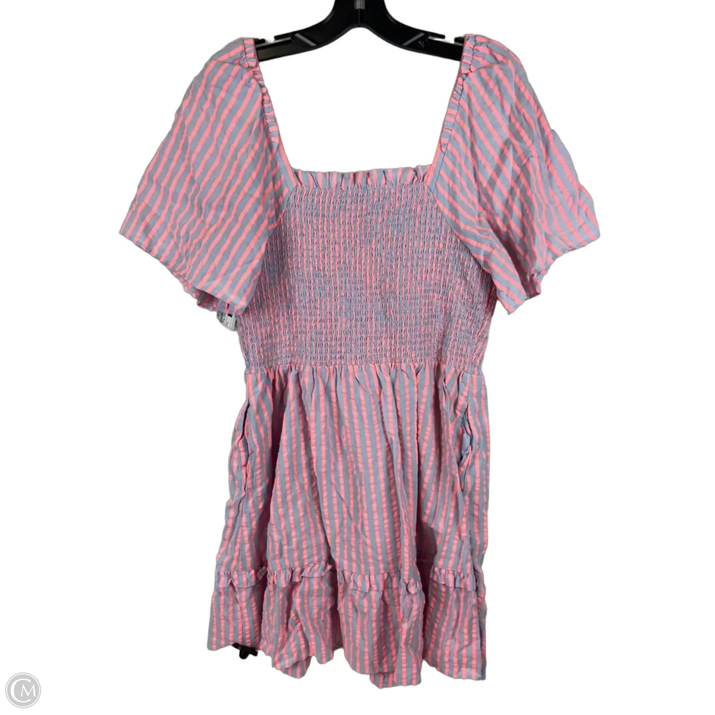 Dress Casual Short By Draper James In Striped Pattern, Size: L