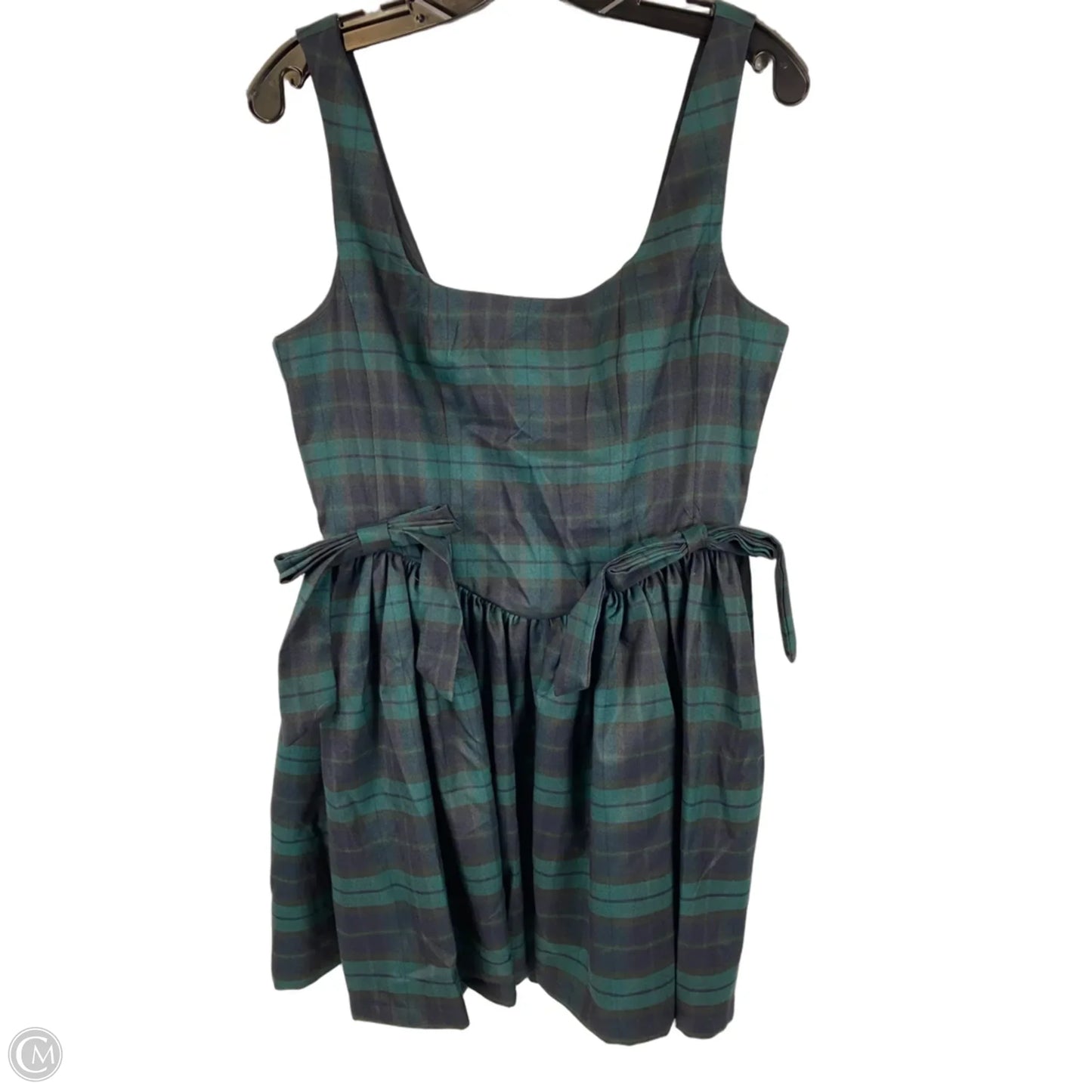 Dress Party Short By Avec Les Filles In Plaid Pattern, Size: 12