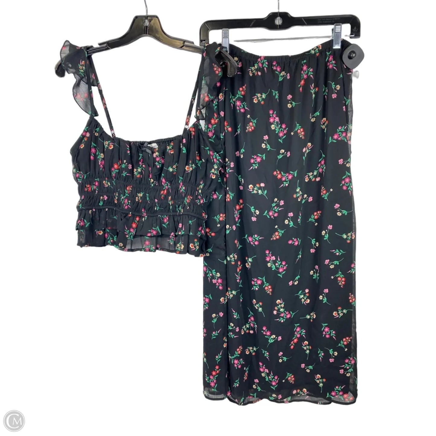 Skirt Set 2pc By No Boundaries In Black, Size: M