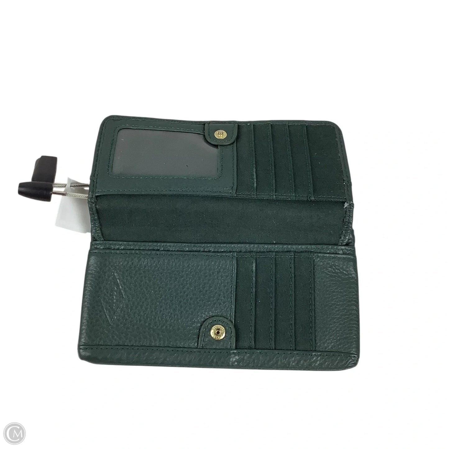 Wallet Leather By Fossil, Size: Medium