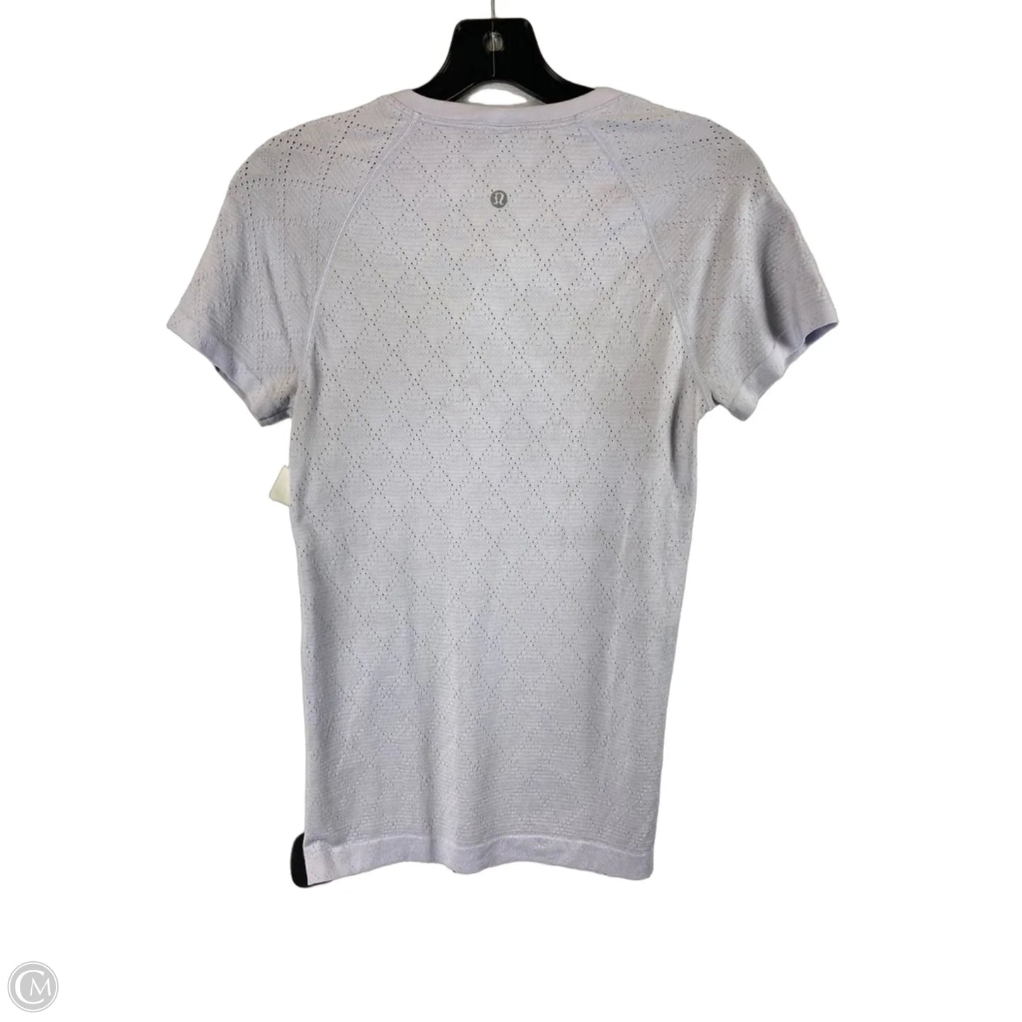 Athletic Top Short Sleeve By Lululemon In Purple, Size: 6