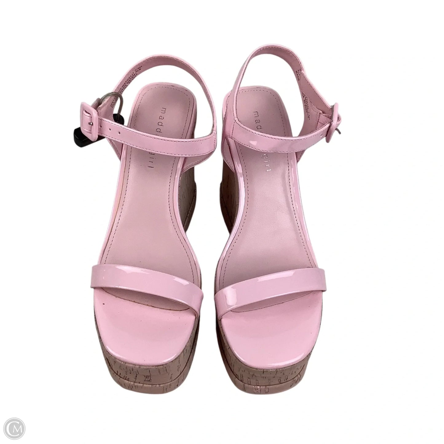 Sandals Heels Wedge By Madden Girl In Pink, Size: 7.5
