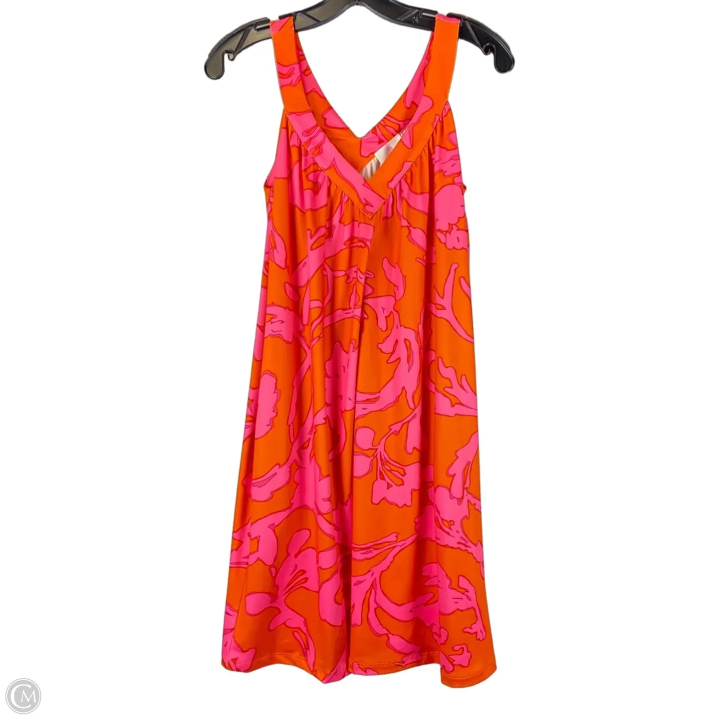 Dress Casual Short By Julie Brown In Orange & Pink, Size: S