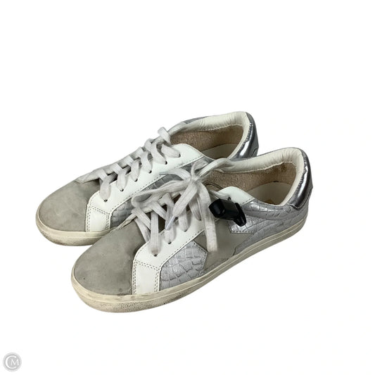 Shoes Sneakers By Vintage Havana In Silver, Size: 8.5