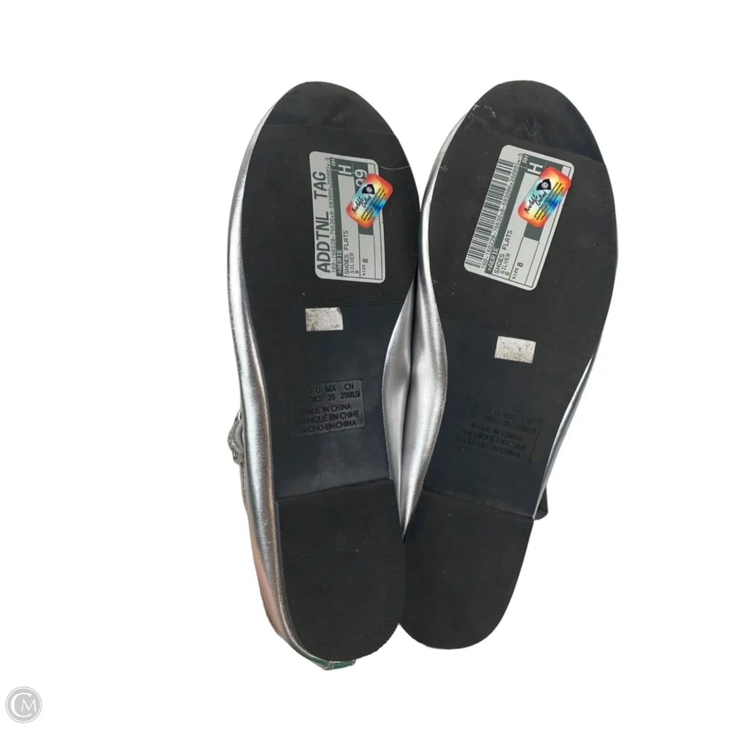 Shoes Flats By Aerie In Silver, Size: 8