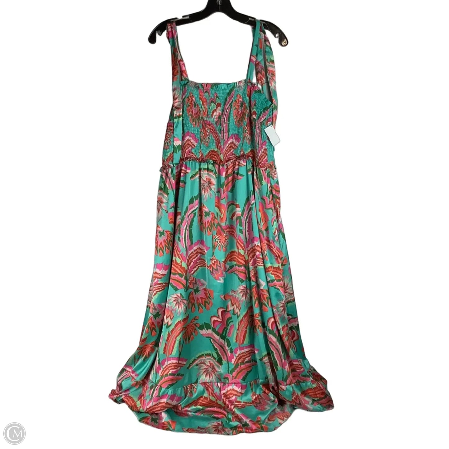 Dress Casual Maxi By Clothes Mentor In Teal, Size: L