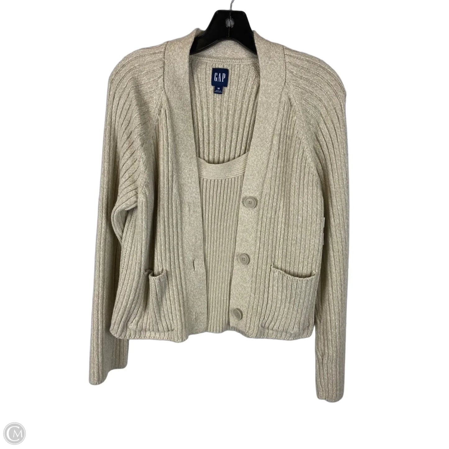 Sweater 2pc By Gap In Cream, Size: M