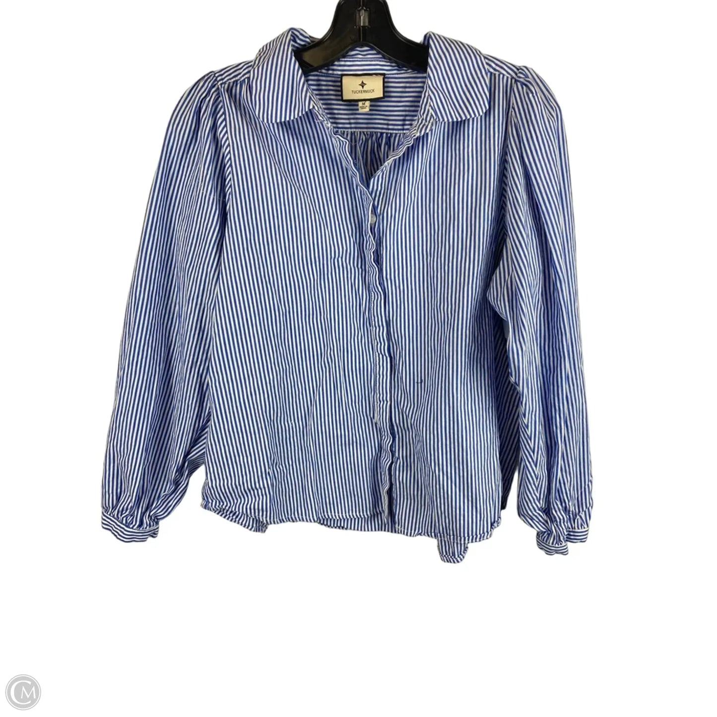 Top Long Sleeve By Tuckernuck In Striped Pattern, Size: M