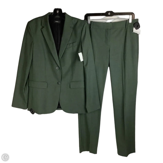 Pants Suit 2pc By Theory In Green, Size: 6