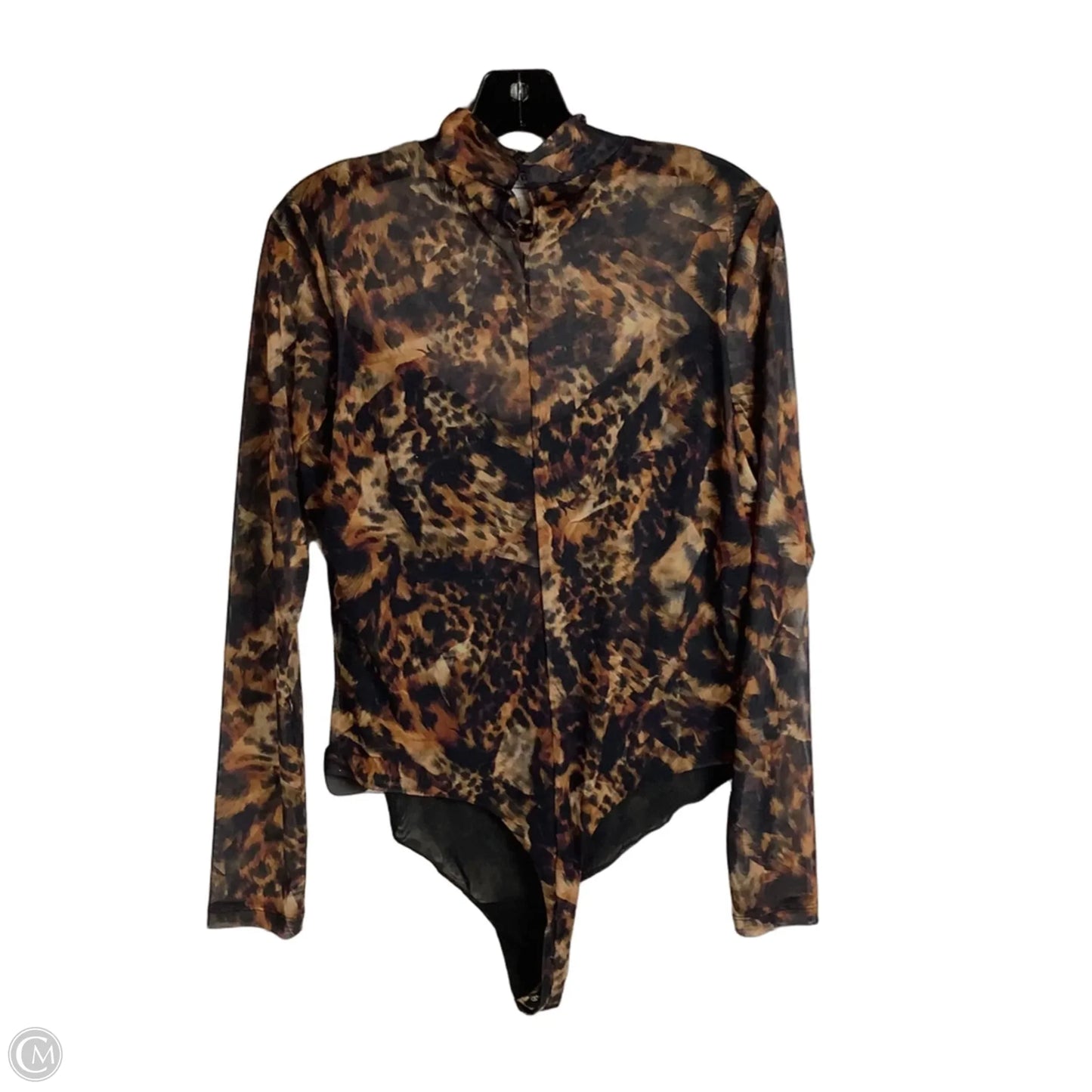 Bodysuit Designer By All Saints In Animal Print, Size: 10
