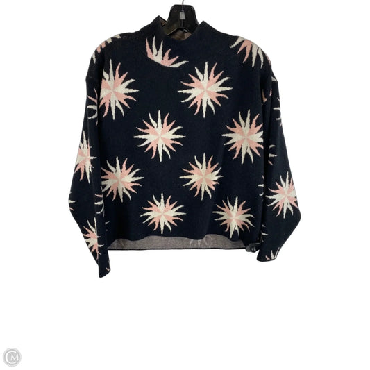 Sweater By Maeve In Black & Pink, Size: Xs