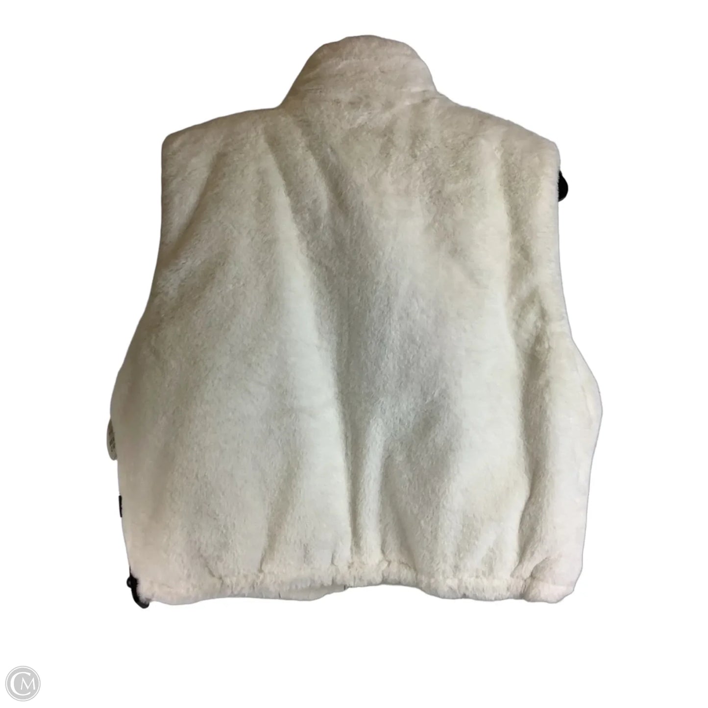 Vest Faux Fur & Sherpa By Derek Heart In White, Size: L