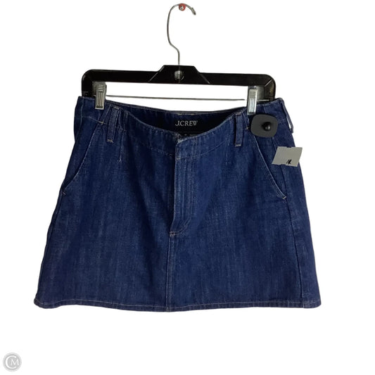 Skirt Mini & Short By J. Crew In Blue Denim, Size: 8 (30)