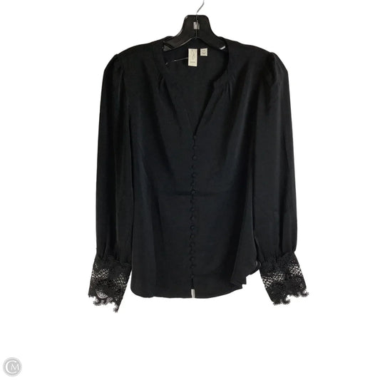 Top Long Sleeve By Joie In Black, Size: S