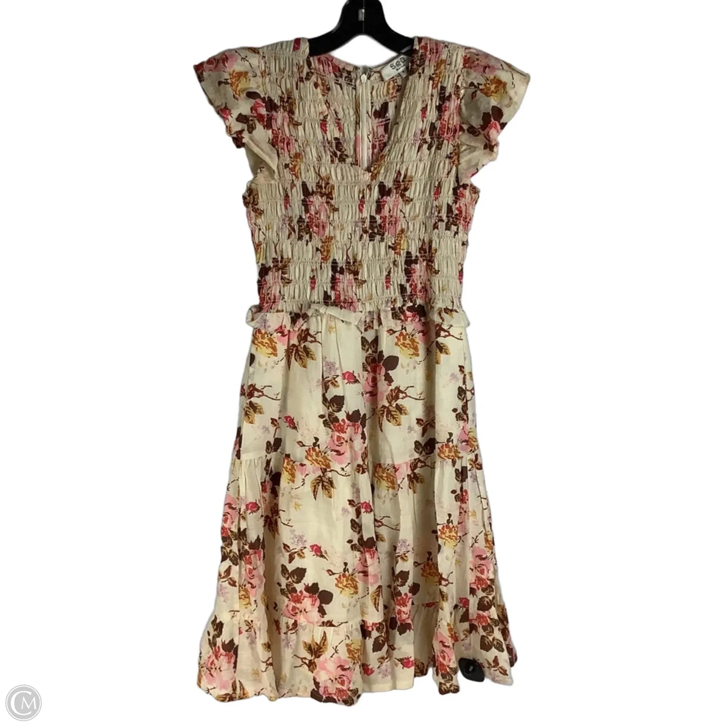 Dress Party Midi By Cmb In Floral Print, Size: 0
