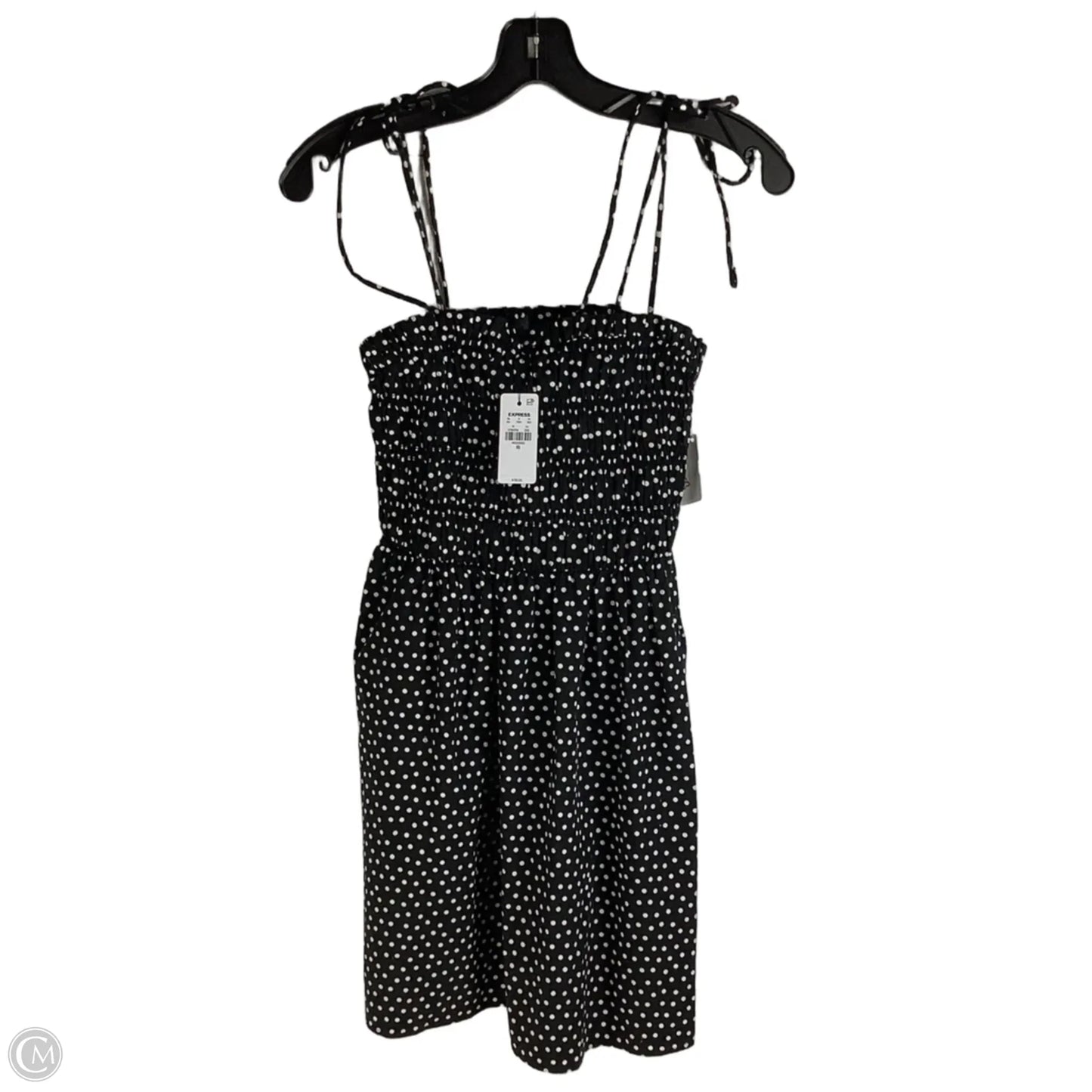 Dress Casual Short By Express In Polkadot Pattern, Size: Xs