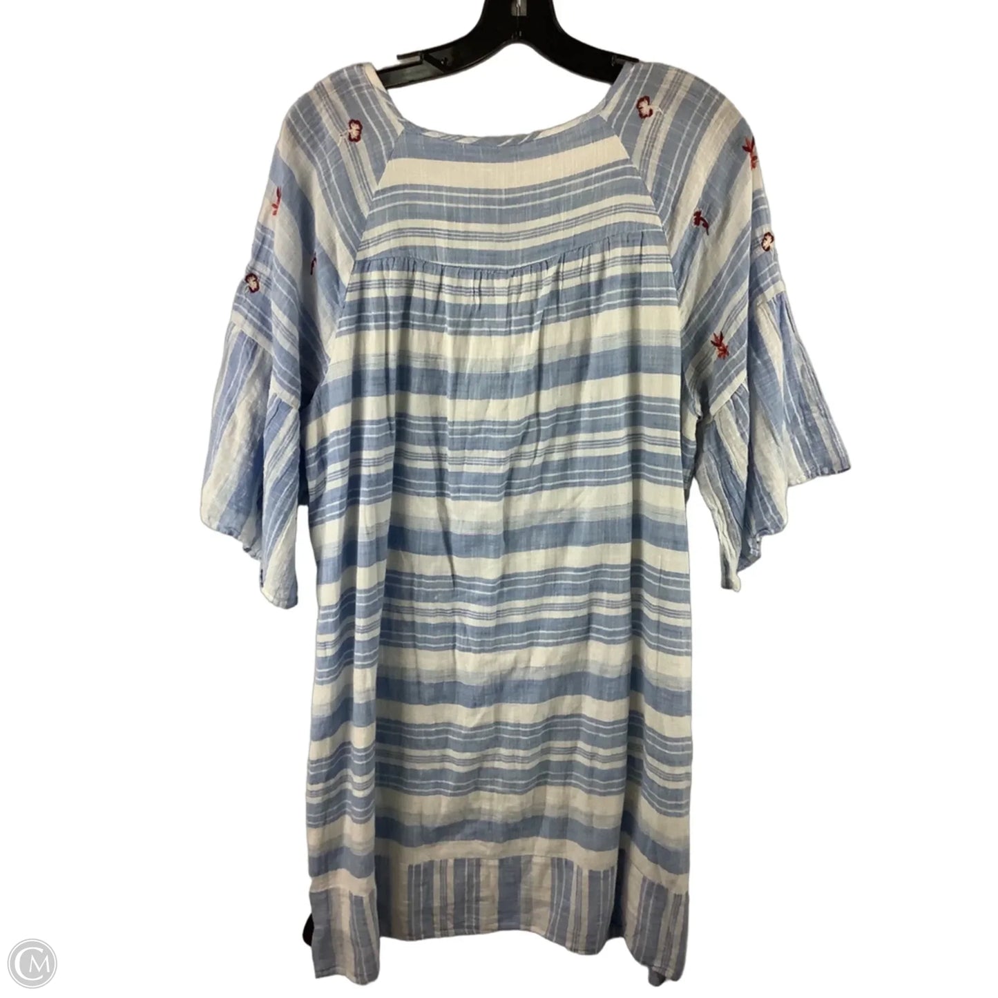 Dress Casual Midi By Crown And Ivy In Striped Pattern, Size: L